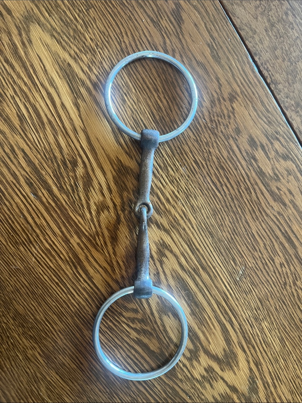 Ring snaffle Bit with metal mouth piece